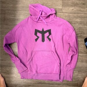 Purple Hoodie with Black Logo